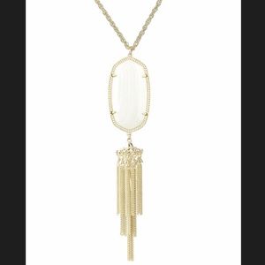 KENDRA SCOTT pearl white rayne necklace